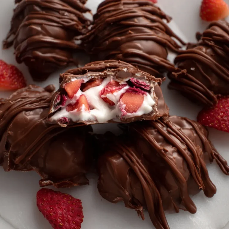Chocolate Strawberry Yogurt Clusters