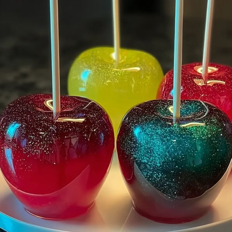 Dark Jolly Rancher Candy Apples