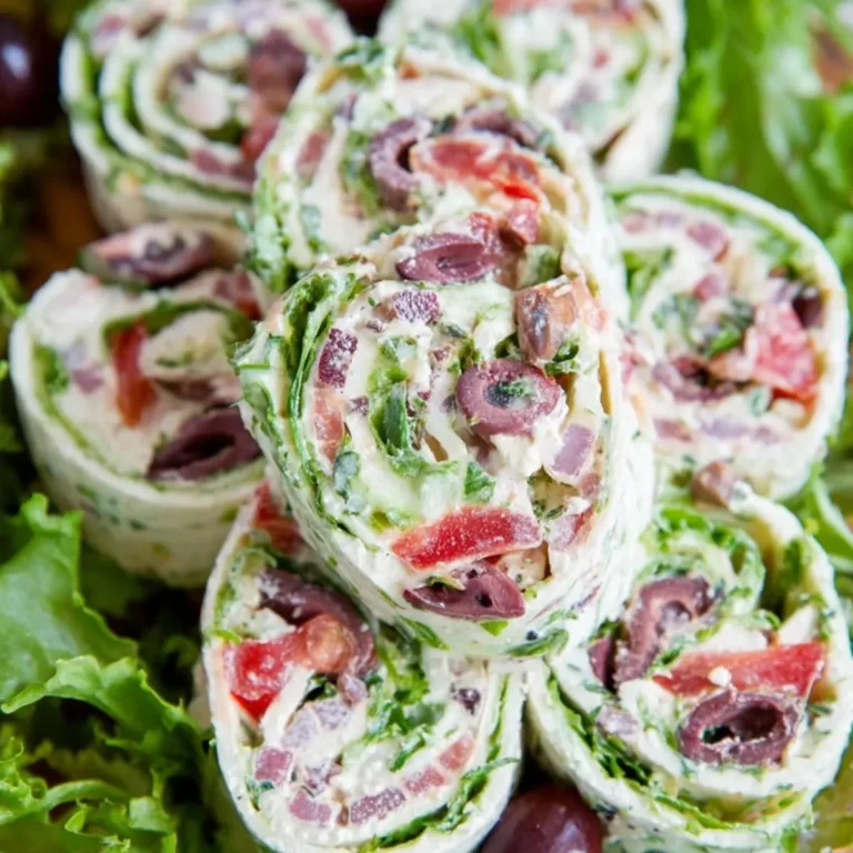 Greek Salad Pinwheels