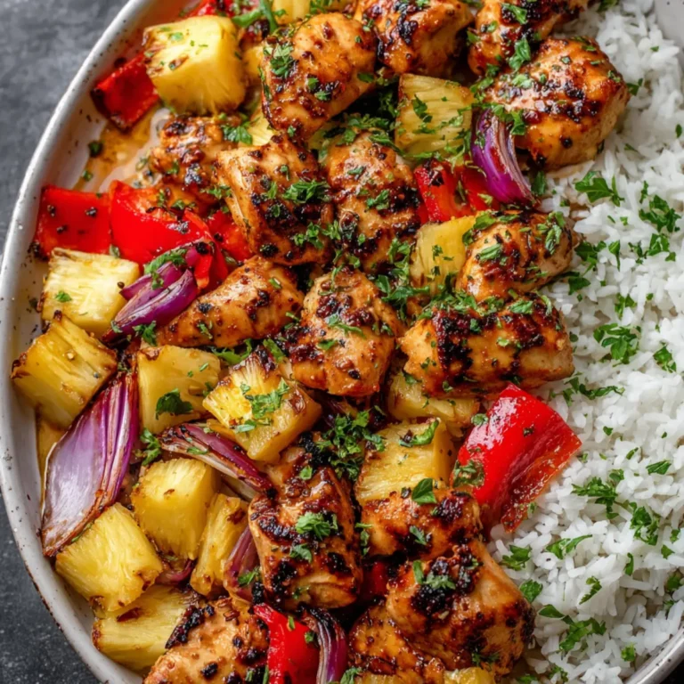 Hawaiian Chicken Sheet Pan