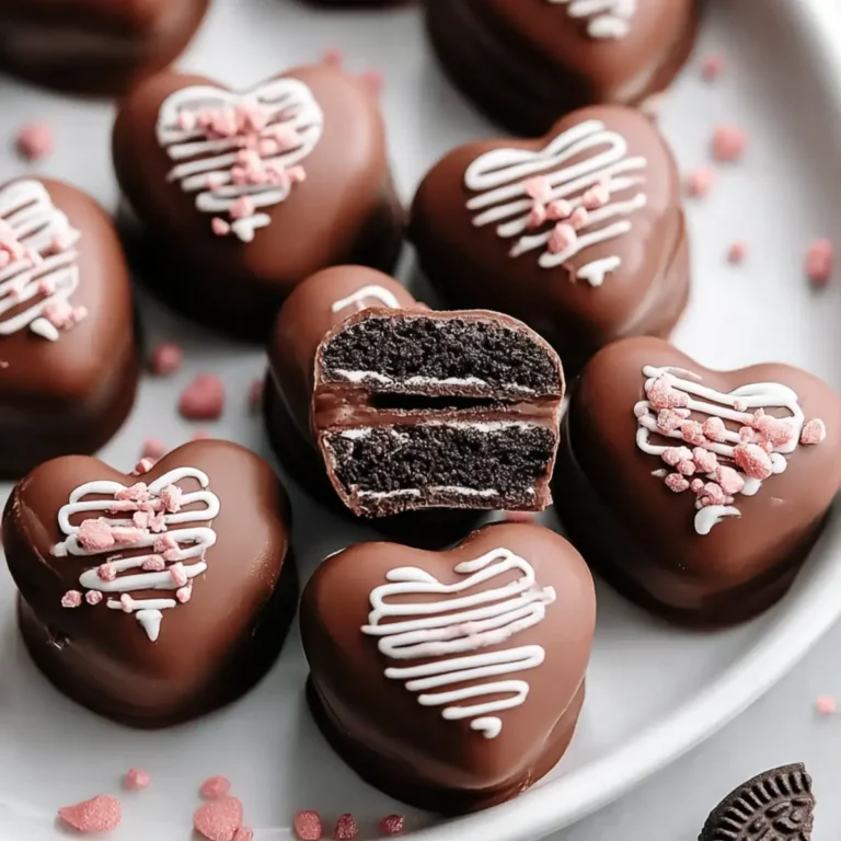 Heart Oreo Truffles
