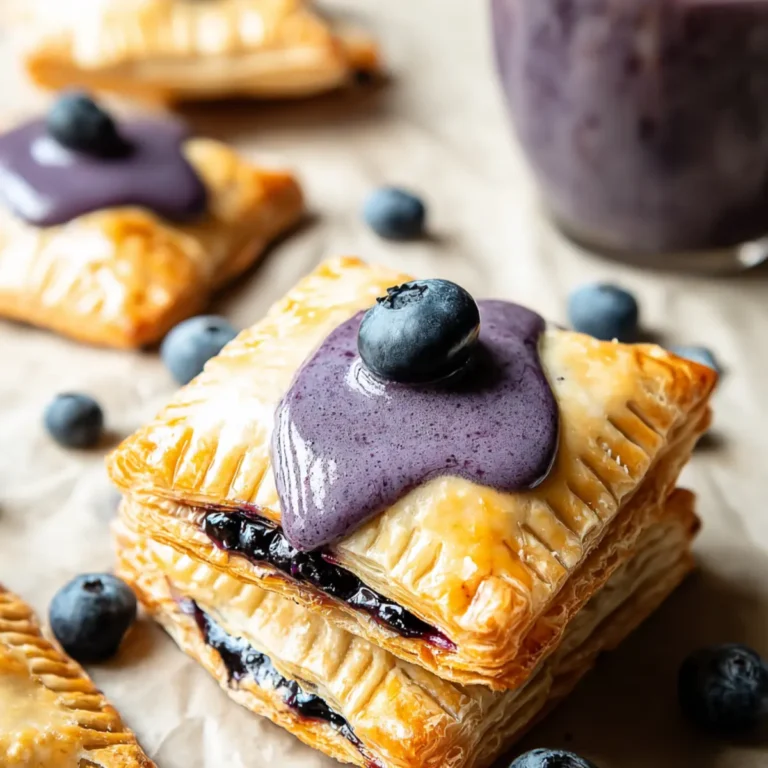 Homemade Blueberry Pop Tarts