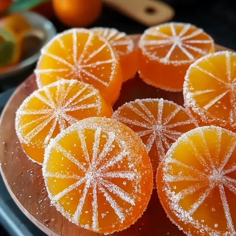 Homemade Orange Candy