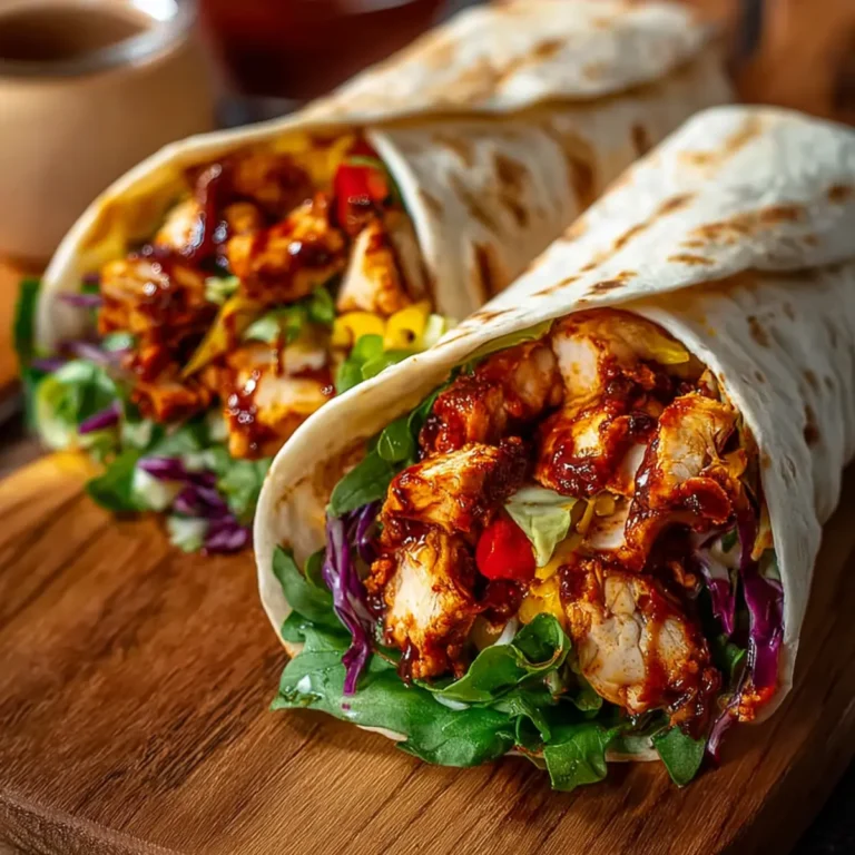 Honey Bbq Chicken Wraps
