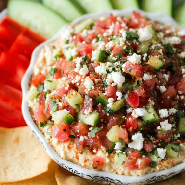 Loaded Hummus Dip