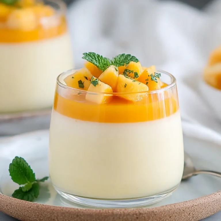 Mango Panna Cotta