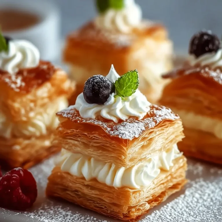 Mini Napoleon Pastries