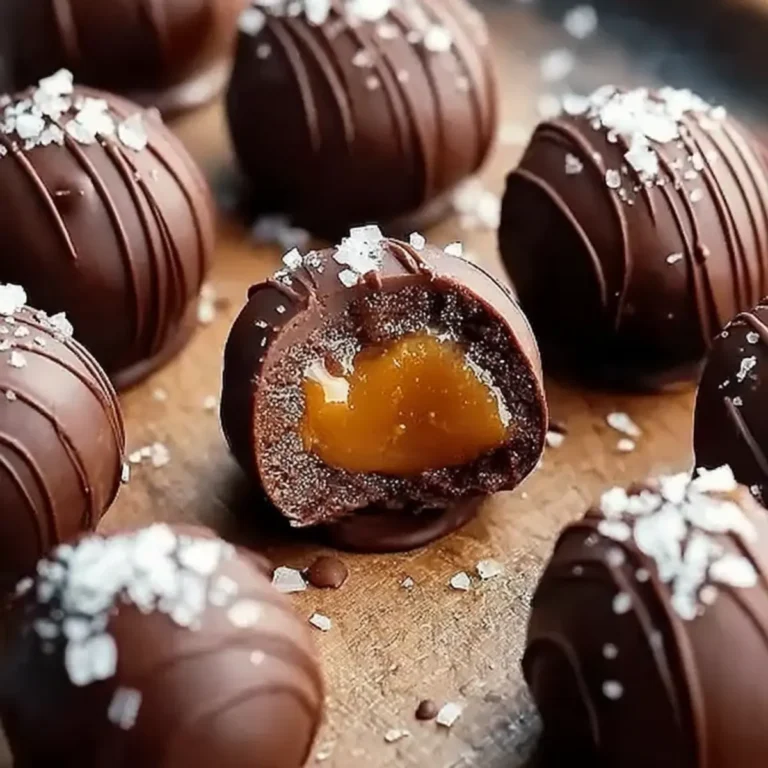 Salted Caramel Fudge Truffles