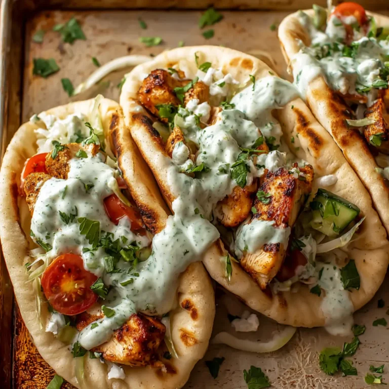 Sheet Pan Chicken Pitas with Herby Ranch
