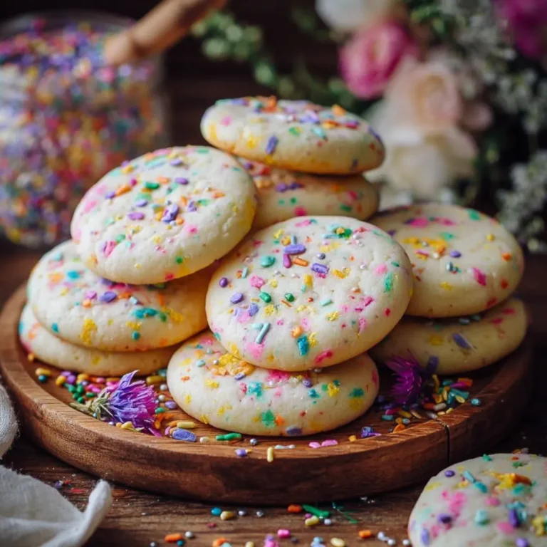 Spring Confetti Sugar Cookies