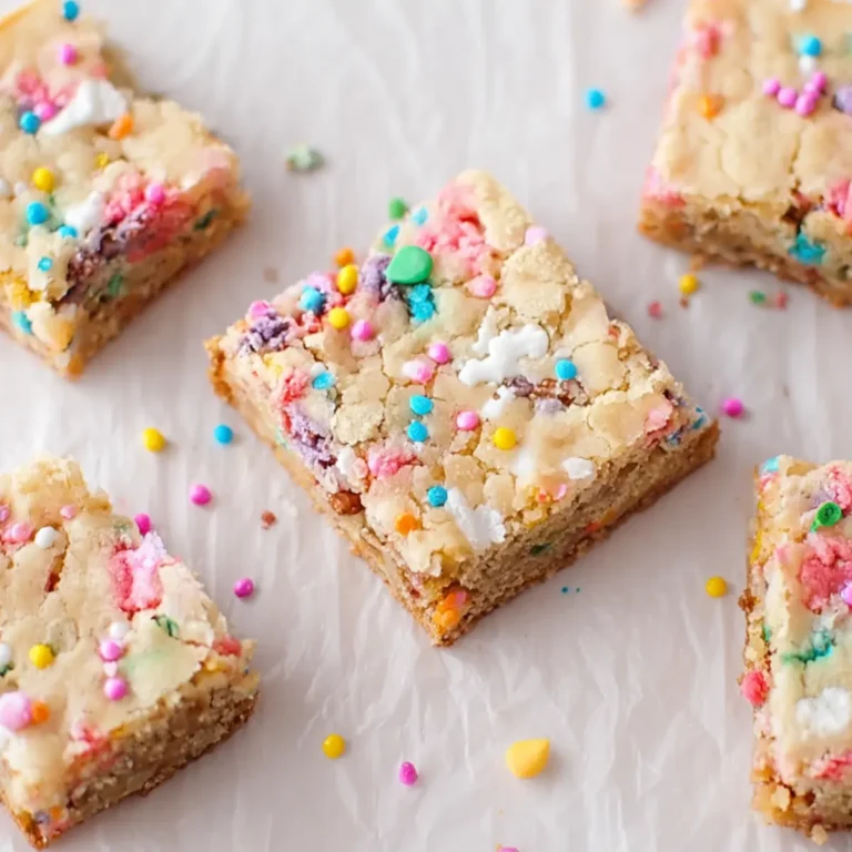Spring Funfetti Blondies