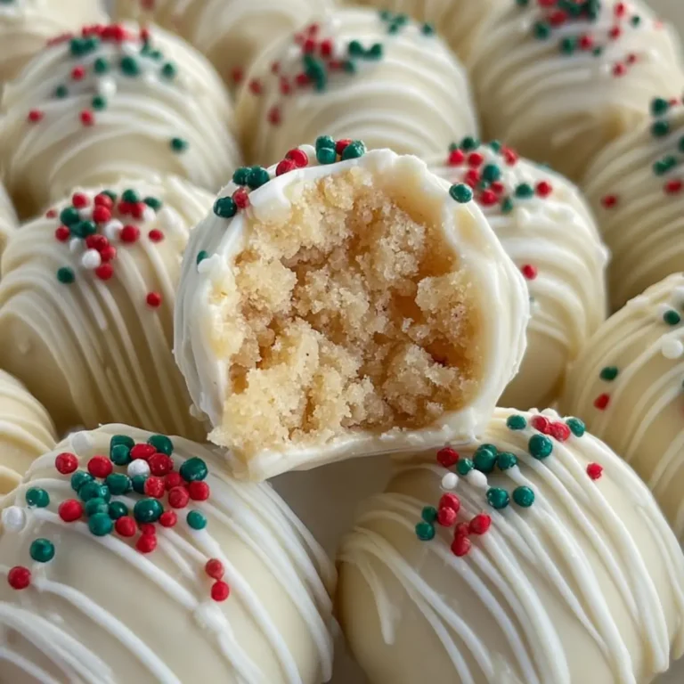 Sugar Cookie Truffles
