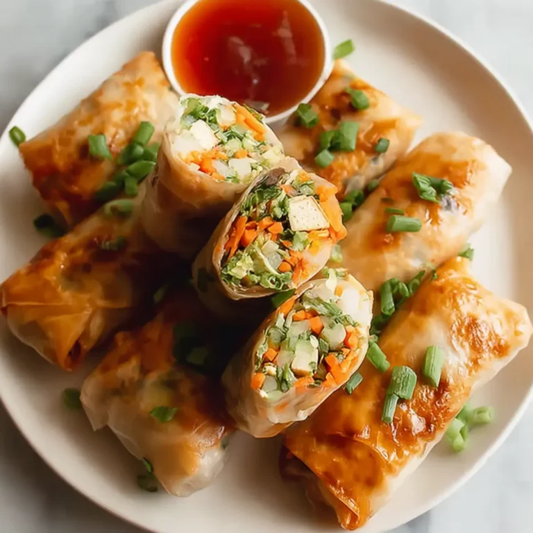 Vegetable and Tofu Spring Rolls