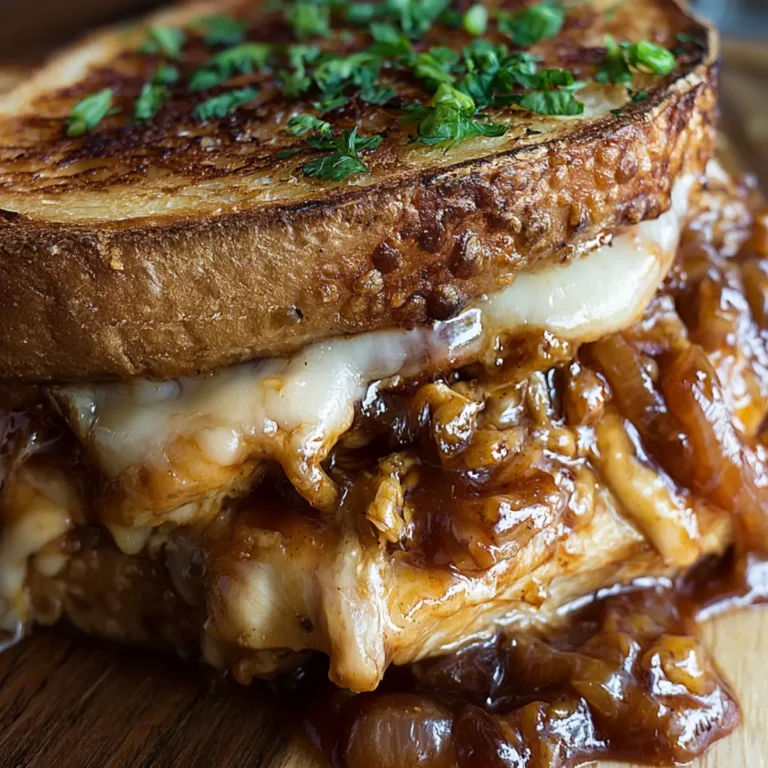 BBQ Chicken Grilled Cheese Sandwich
