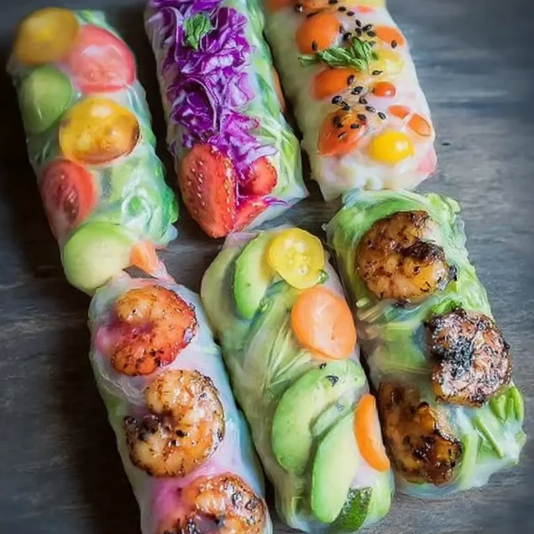 Blackened Shrimp Taco Spring Rolls