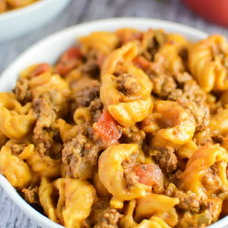 Cheesy Beef Taco Pasta