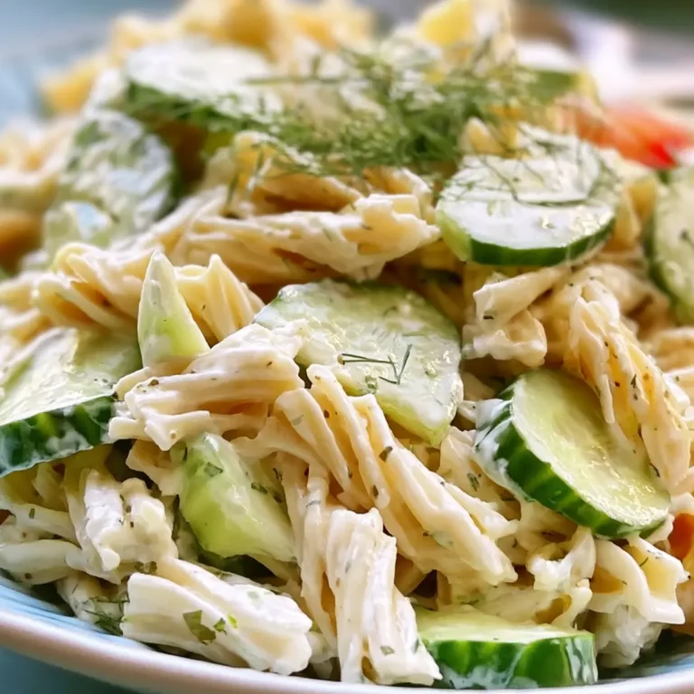 Cucumber Pasta Salad