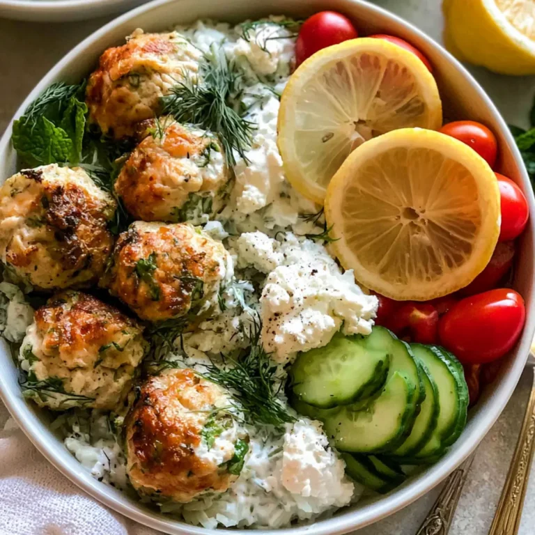 Greek Chicken Meatballs