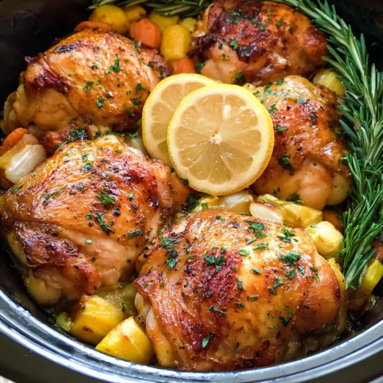 Slow Cooker Chicken Thighs