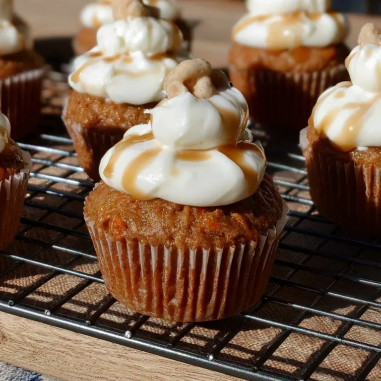 Small Batch Carrot Cake Cupcakes