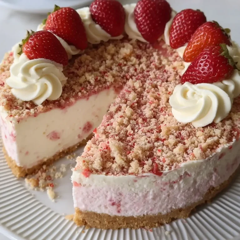 Strawberry Crunch Cheesecake