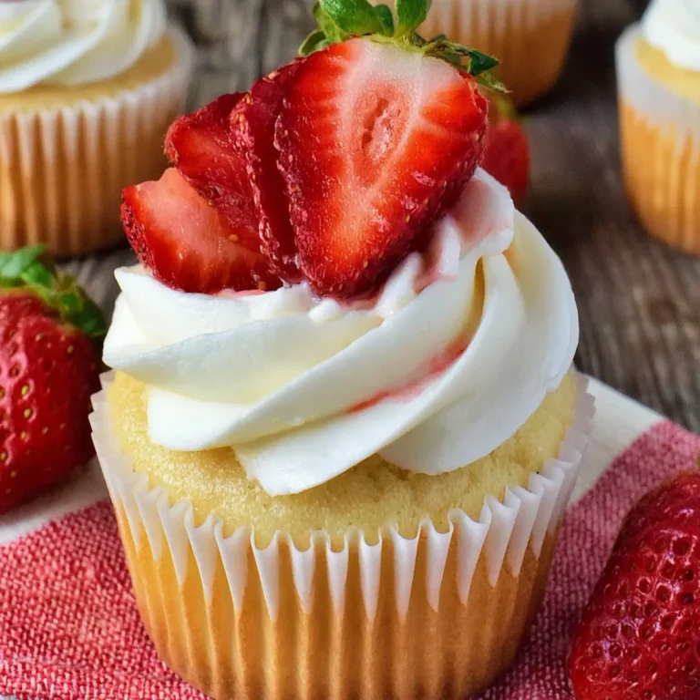 Strawberry Shortcake Cupcakes