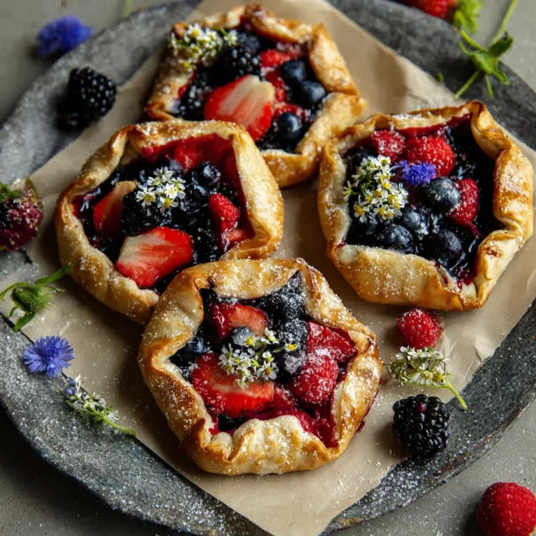 Summer Berry Mini Galettes