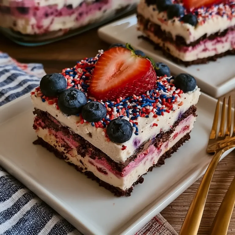 4TH of July Ice Cream Sandwich Dessert