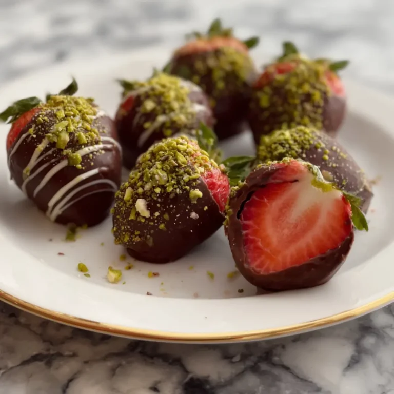 Dubai Chocolate Strawberries