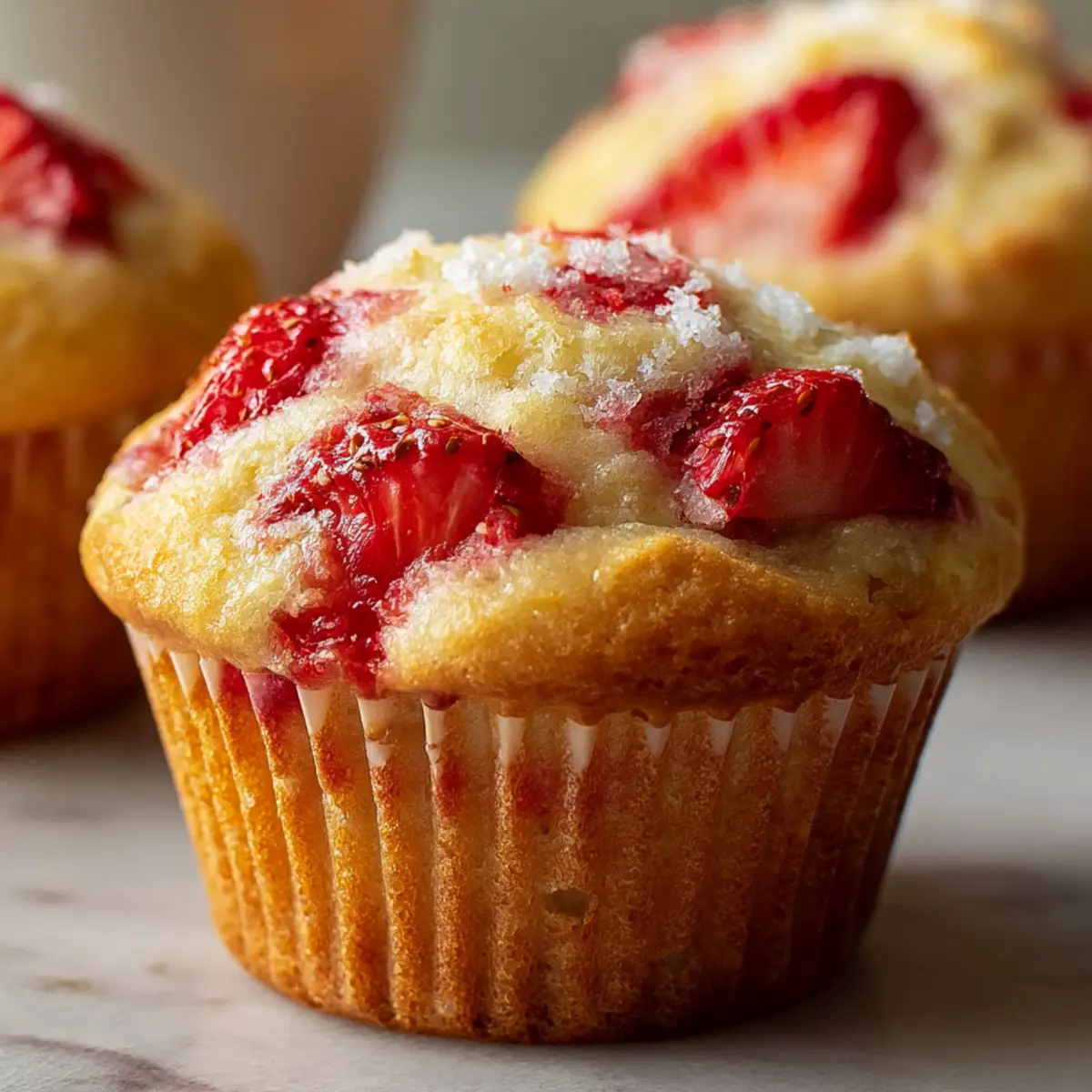 Valentine’s Day Strawberry Muffins