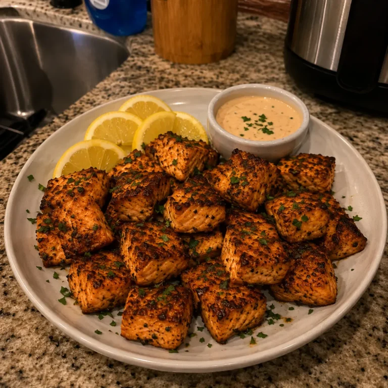 Air Fryer Salmon Bites