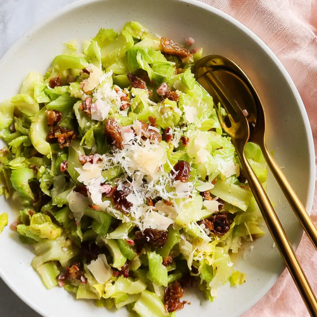 Celery Salad with Parmesan and Dates