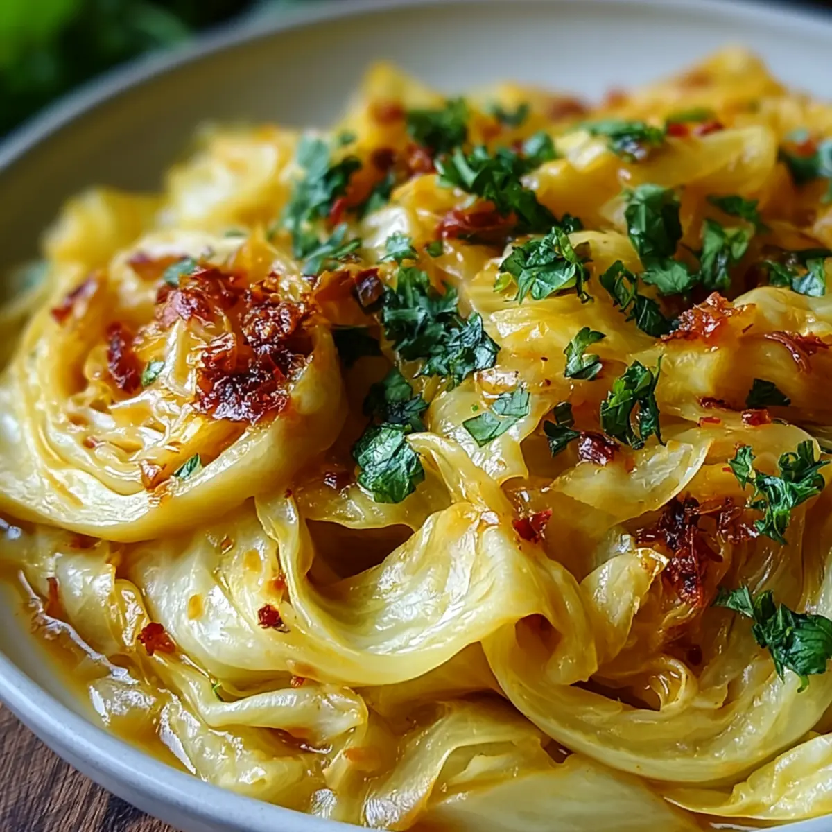 Coconut Braised Cabbage