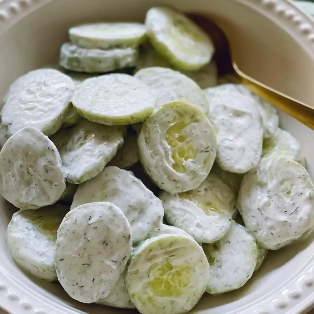 Creamy Cucumber Salad