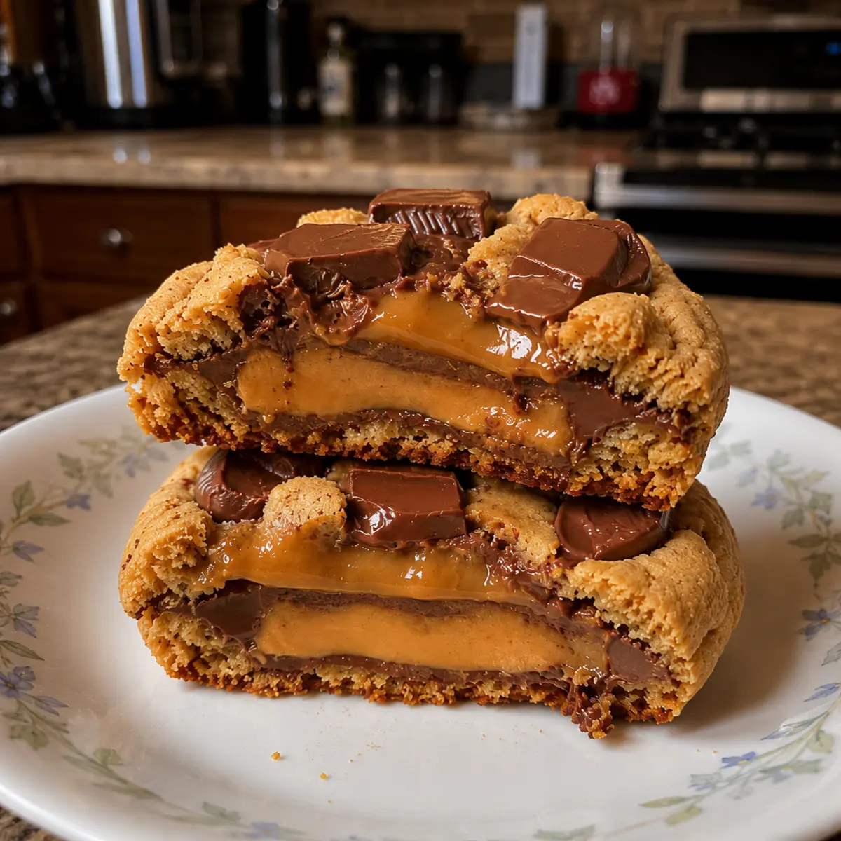 Double Reeses Peanut Butter Cookies