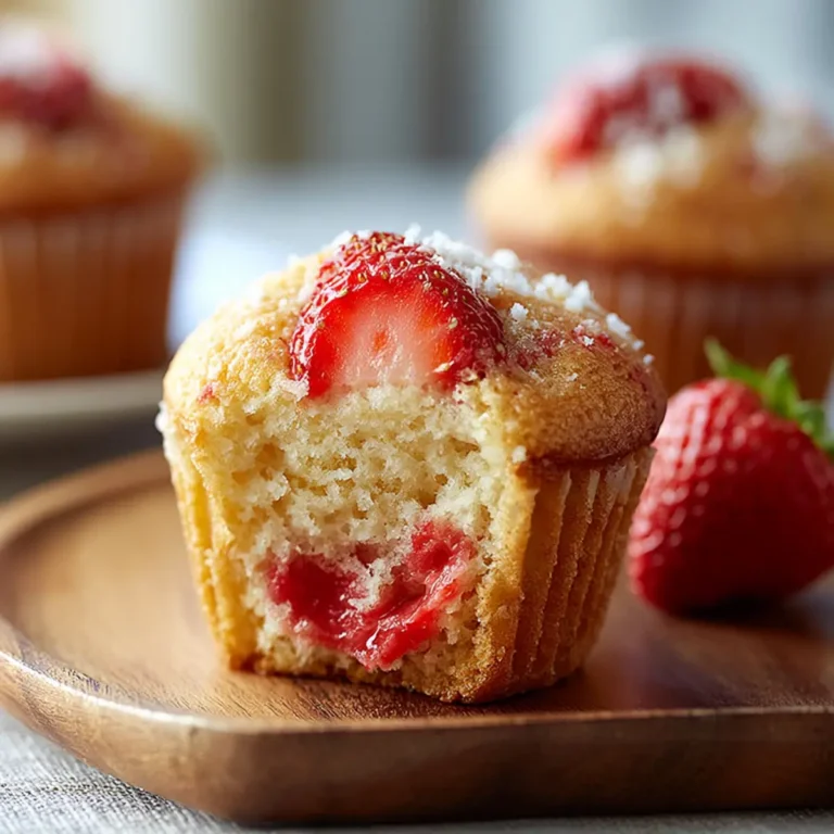 Fresh Strawberry Muffins