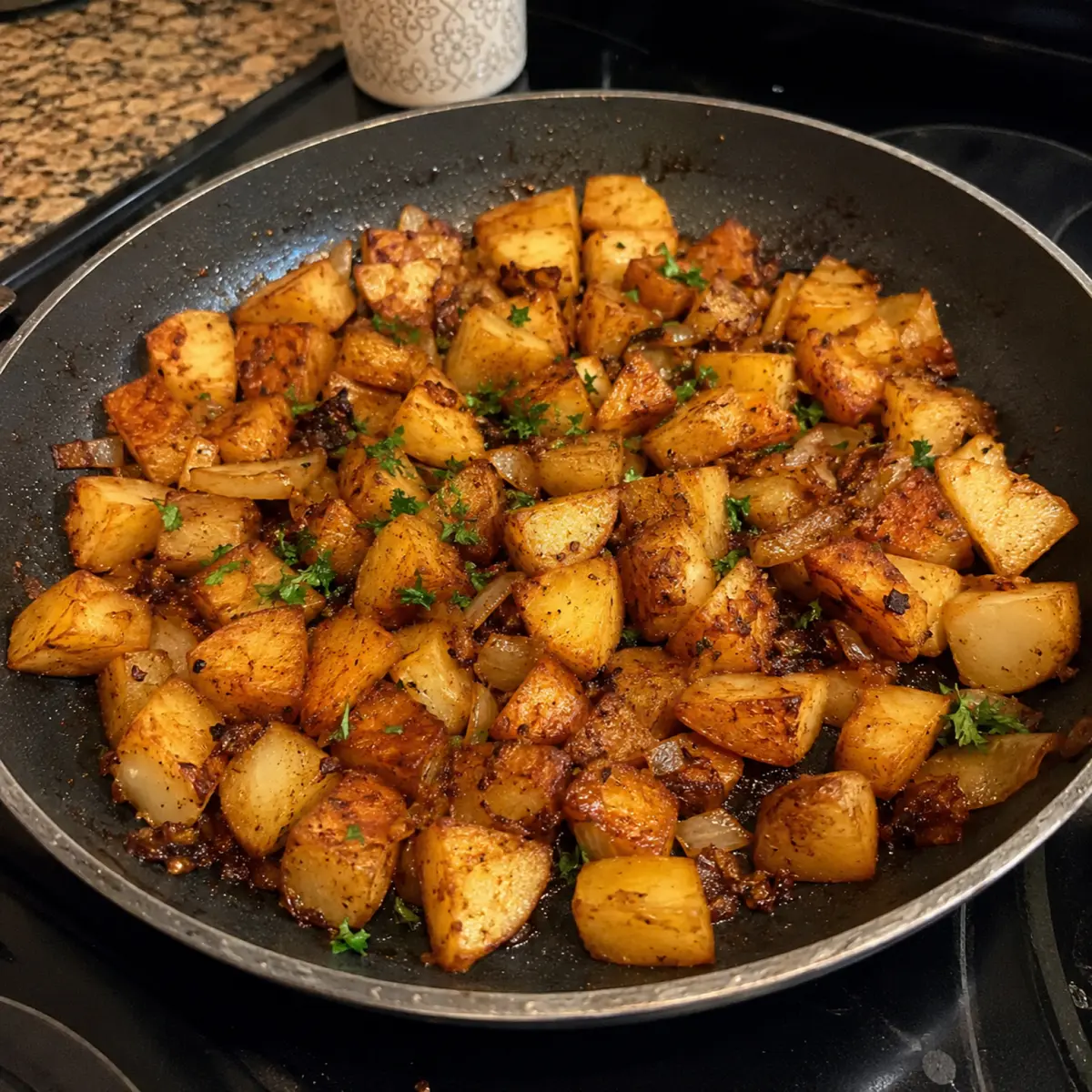 Fried Potatoes and Onions