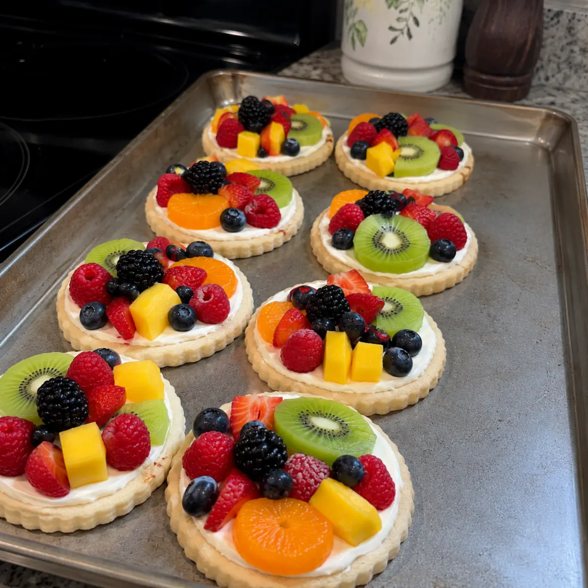Fruit Pizza Cookies