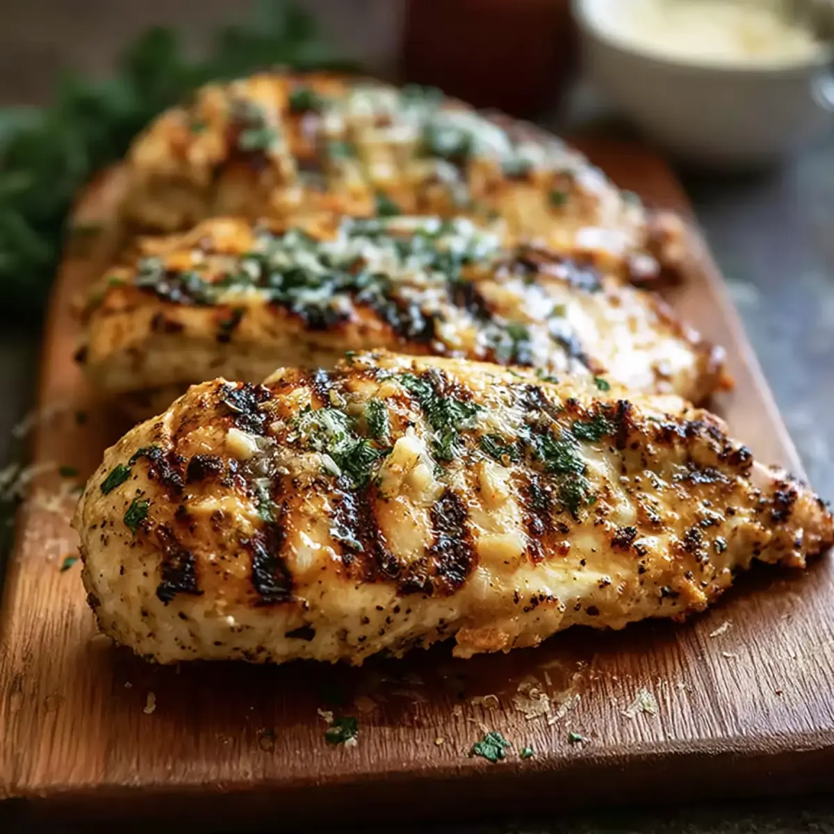 Garlic Parmesan Grilled Chicken