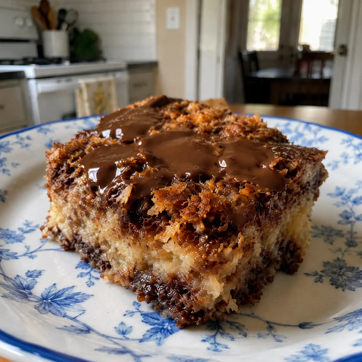 German Chocolate Dump Cake