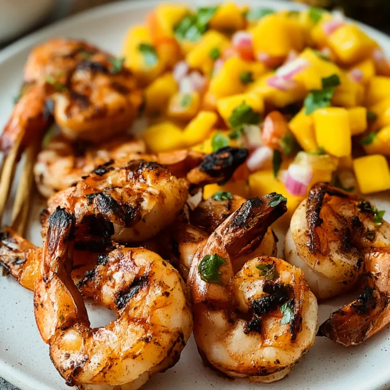 Grilled Shrimp with Mango Salsa