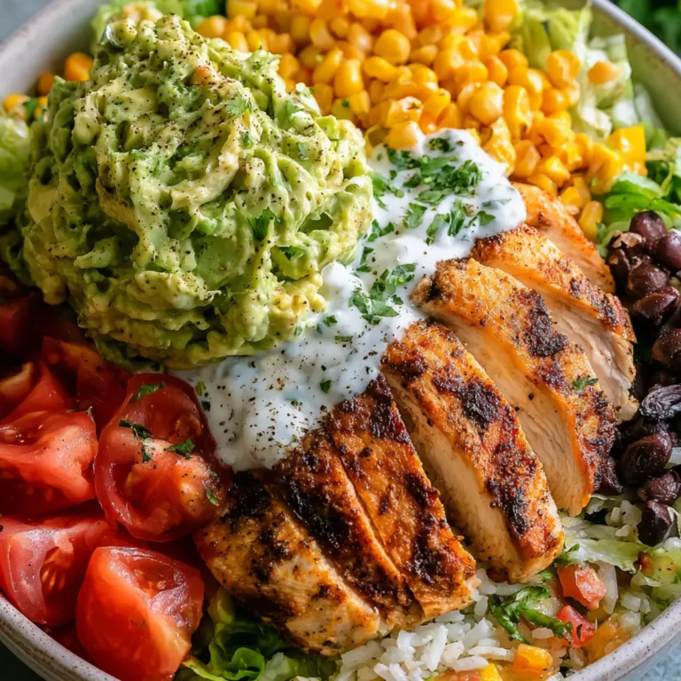 Healthy Chicken Taco Bowls
