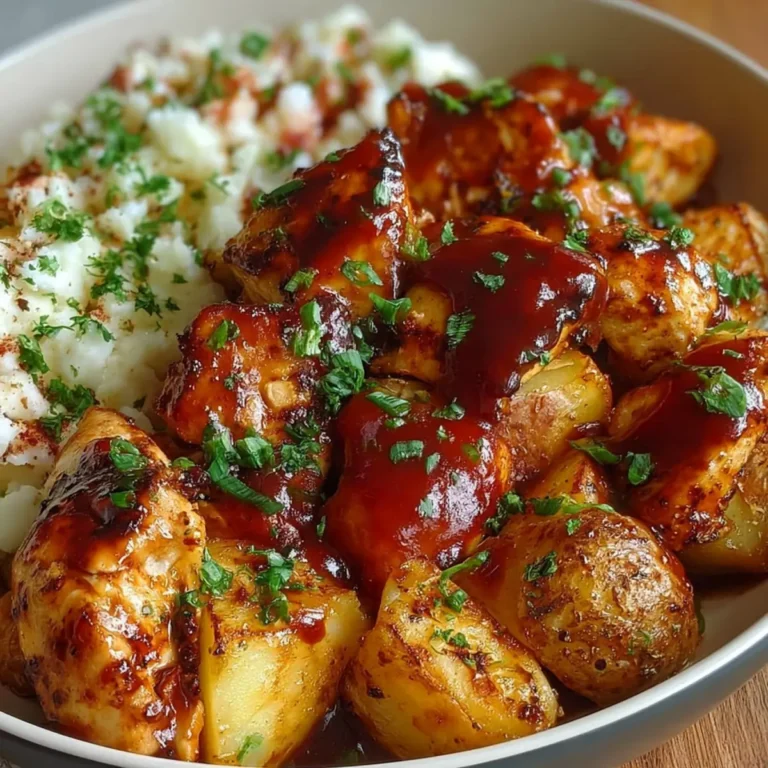 Honey BBQ Chicken Potatoes