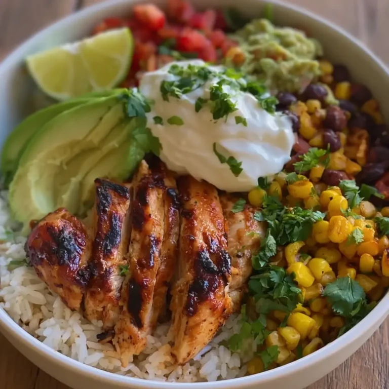 Honey & Lime Chicken Burrito Bowl