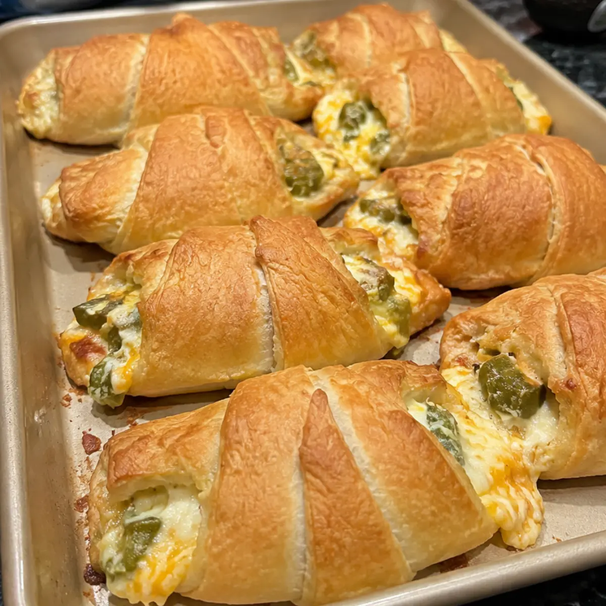 Jalepeno Popper Crescent Rolls