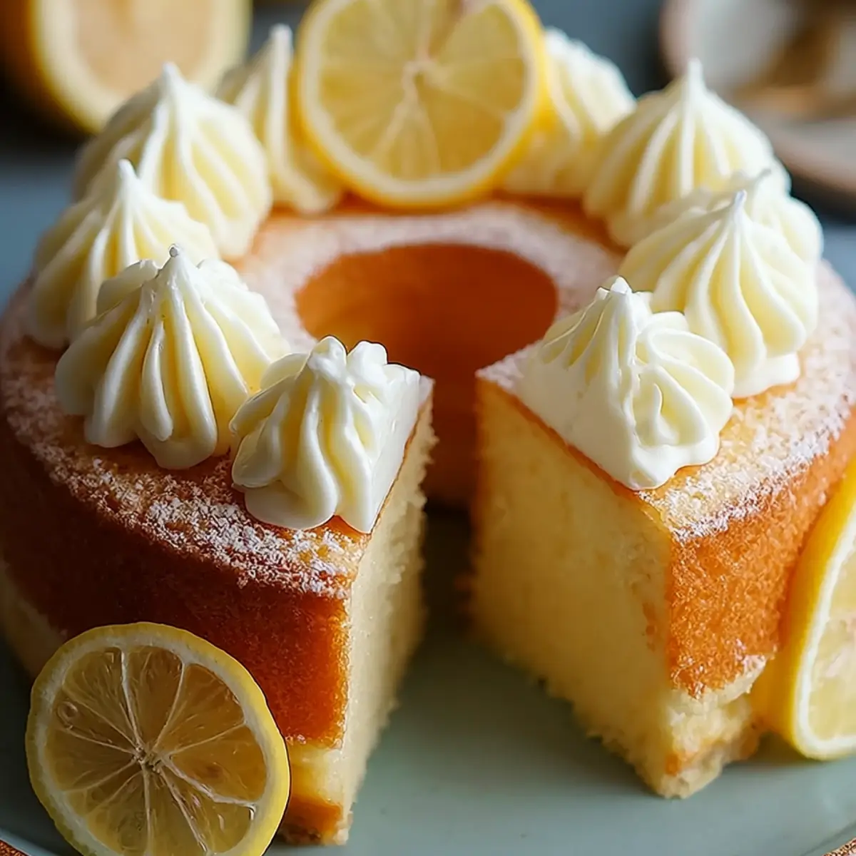 Lemon Cloud Cake
