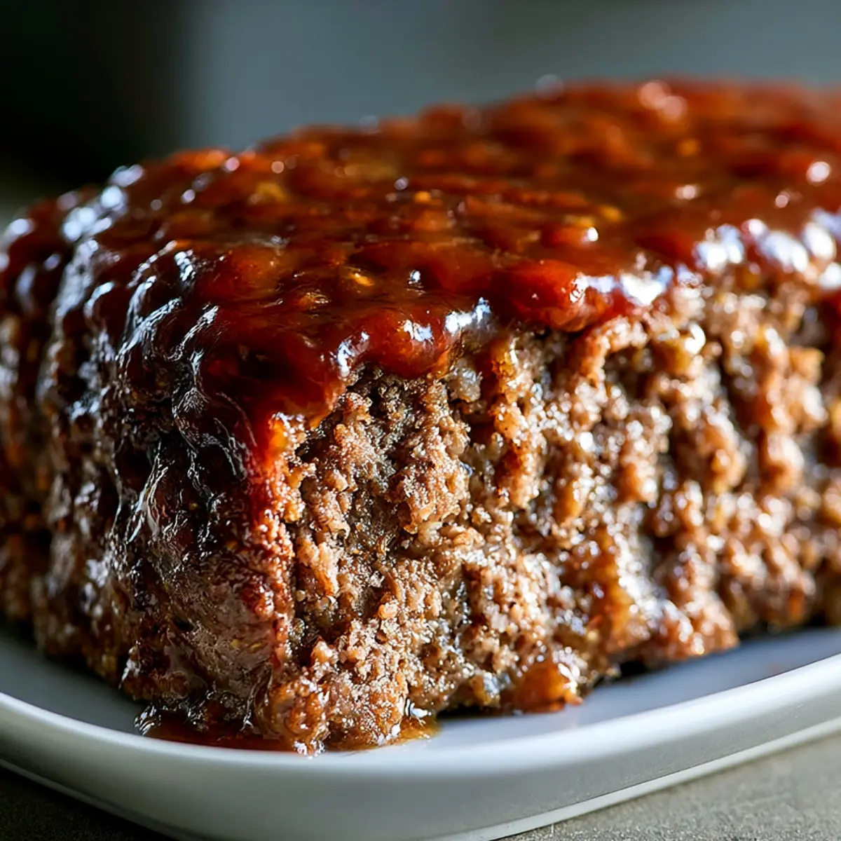Meatloaf with Brown Sugar Glaze
