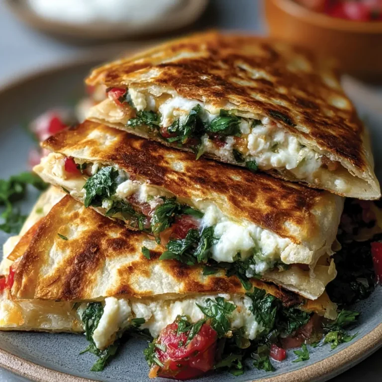 Mediterranean Quesadillas