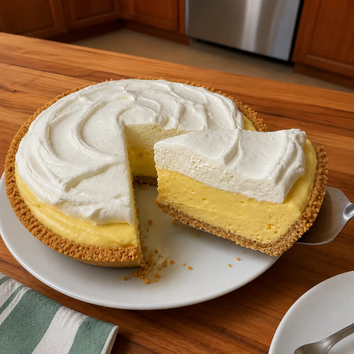 No-Bake Creamy Lemon Icebox Pie