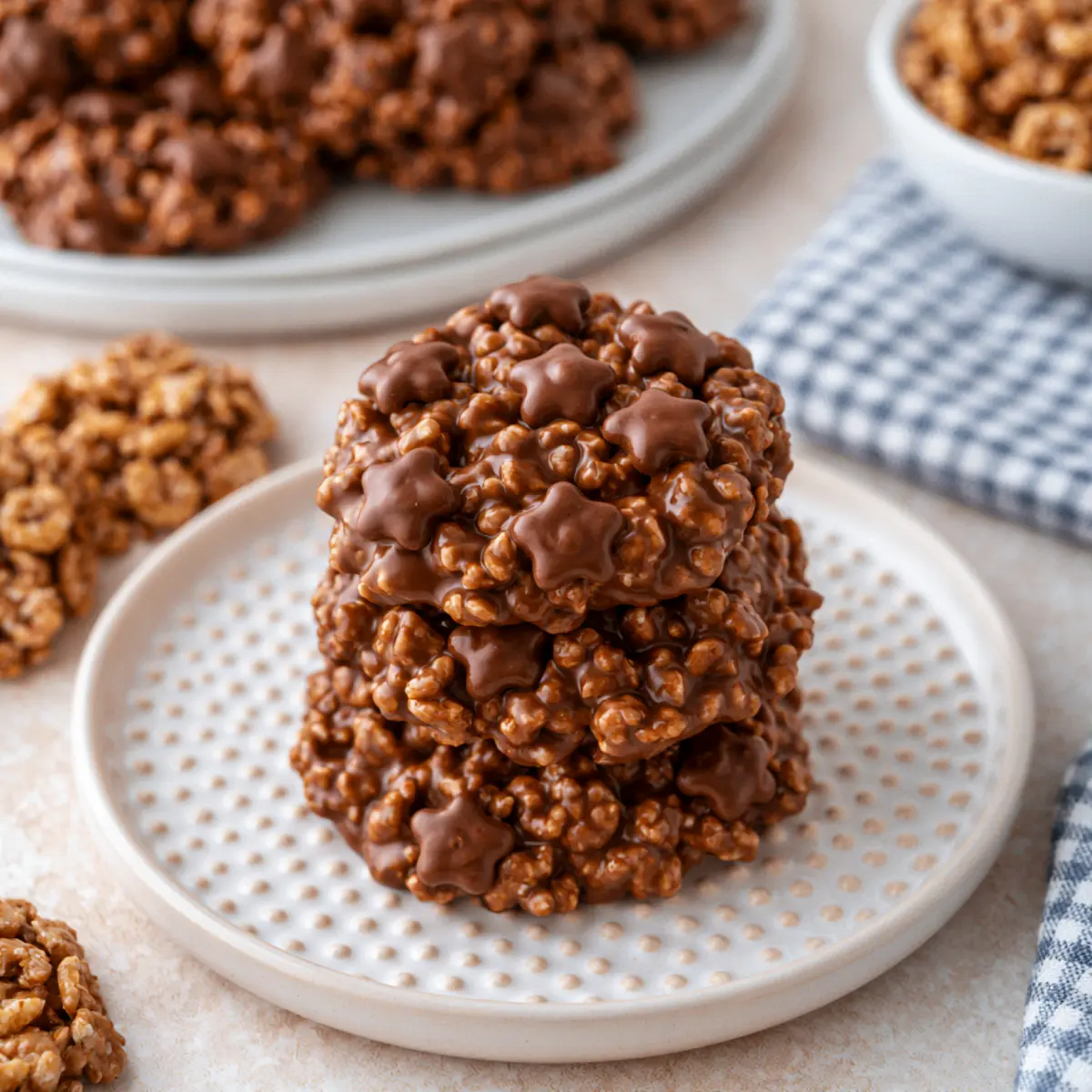No-Bake Star Crunch Cookies